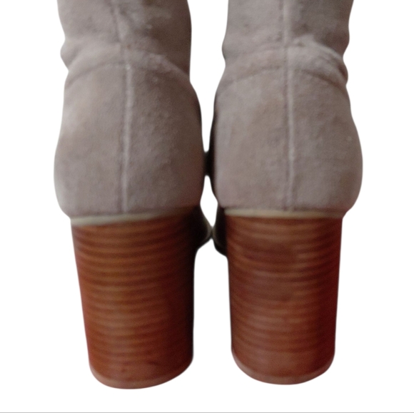 Steve Madden Taupe Suede Over-the-Knee Boots Size 9.5 - Picture 6 of 13
